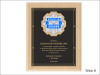 Dyplom drewniany złożony - pamiątka służby