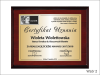 Dyplom drewniany złożony - Certyfikat Uznania