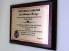 Dyplom drewniany - certyfikat urodzinowy poziomy