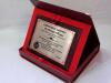 Dyplom drewniany - certyfikat urodzinowy poziomy