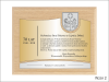 Dyplom drewniany złożony - Jubileusz funkcjonowania