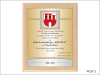 Dyplom drewniany złożony - Jubileusz działania