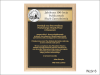 Dyplom drewniany złożony - Jubileusz działalności Instytucji