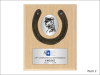 Dyplom drewniany złożony z podkową - nagroda w konkursie