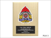 Dyplom drewniany złożony - Ryngraf Straż