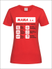 Dla Mamy - koszulka z nadrukiem dedykacji "Mama SA"