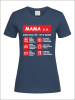 Dla Mamy - koszulka z nadrukiem dedykacji "Mama SA"