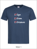 Dla Taty - koszulka z nadrukiem dedykacji "Syn, Dom, Drzewo"