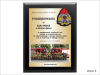 Straż Pożarna Podziękowania - dyplom drewniany złożony